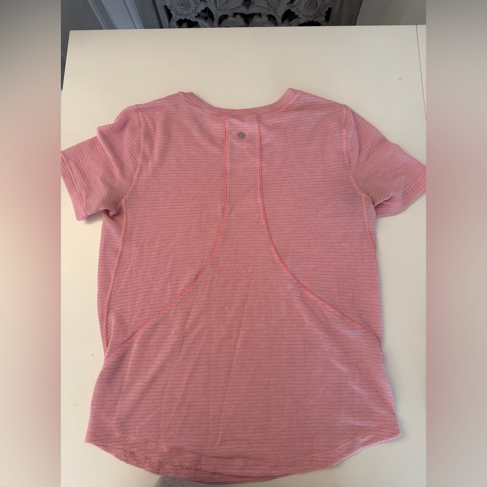 lululemon athletica Pink Short Sleeve Performance Tee